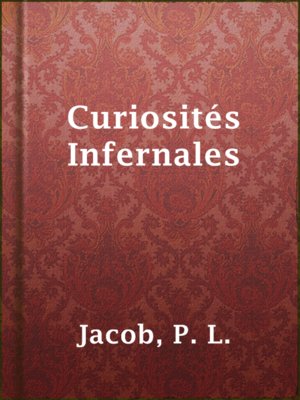 cover image of Curiosités Infernales